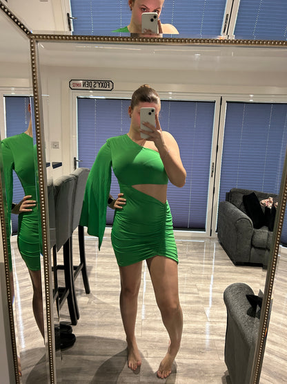 Niamh dress green